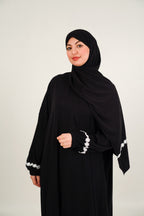 Abaya de prière longue avec voile intégré — Noir