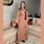 Djellaba d’hiver en tissu Diakona – Coupe makhzenia – Vue 10