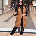 Ensemble hiver trois pièces avec gilet long à capuche – Vue 5