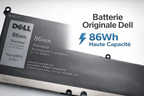 Batterie Dell 69KF2 86Wh – Haute Performance pour XPS / Alienware / G15