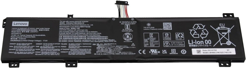 🔥 Batterie Originale Lenovo Legion 5 Pro 80Wh – Haute Performance Gaming