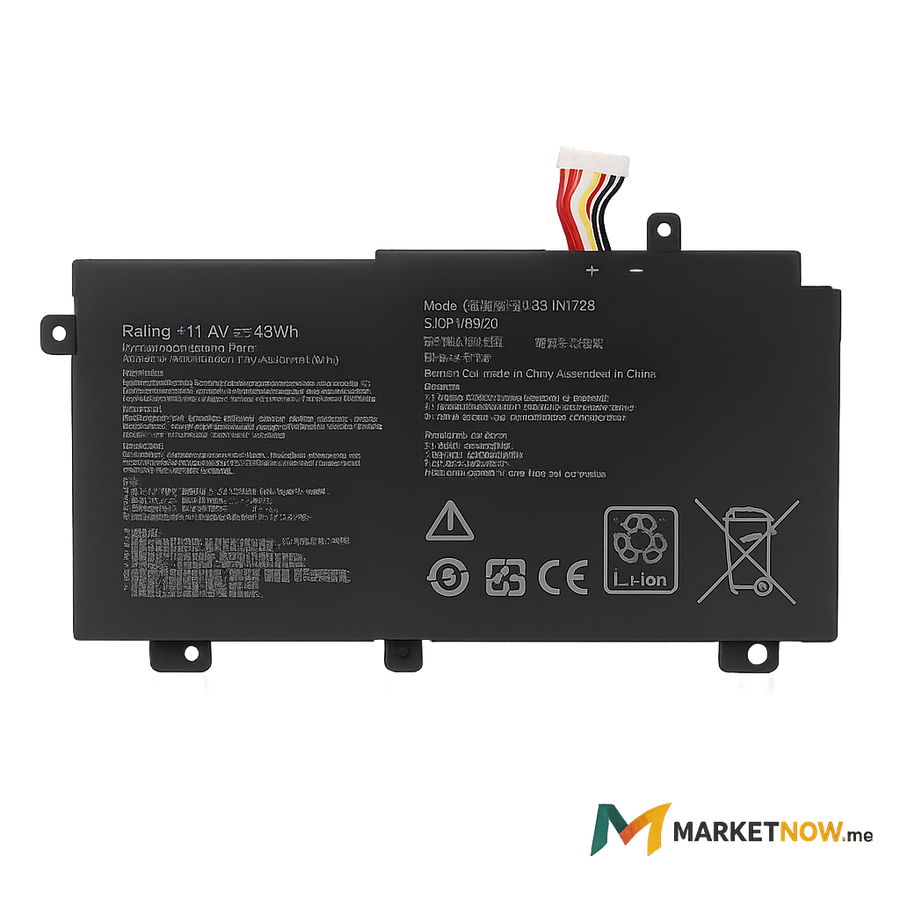 Batterie ASUS TUF Gaming B31N1726 11.4V 48Wh | Compatible FX504 / FX505 / FX506 / FA506 – Haute Performance