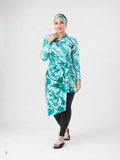 Burkini Femme 4 Pièces Modeste – Maillot de Bain Hijab Élégant avec Cache-Maillot, Pantalon, Haut & Bonnet