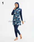 Burkini Cyclisme 3 Pièces – Bonnet, Robe et Collant