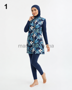 Burkini Cyclisme 3 Pièces – Bonnet, Robe et Collant