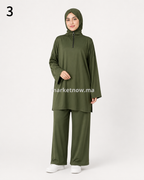 Burkini Palmier 3 pièces – Tailles L à 3XL