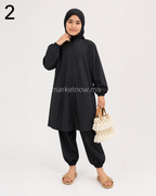 Burkini 3 pièces pour fille 10–16 ans – Modeste, léger et confortable