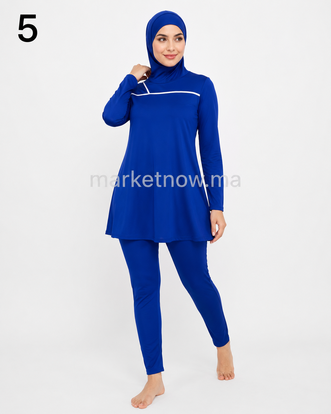 Burkini moderne en tissu cyclisme premium – 3 pièces