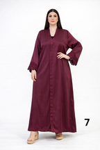 Abaya Moderne Femme 2026 – Robe Longue Élégante Zoom Premium | Grande Taille L à 3XL | Qualité Supérieure