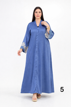 Abaya Moderne Femme 2026 – Robe Longue Élégante Zoom Premium | Grande Taille L à 3XL | Qualité Supérieure