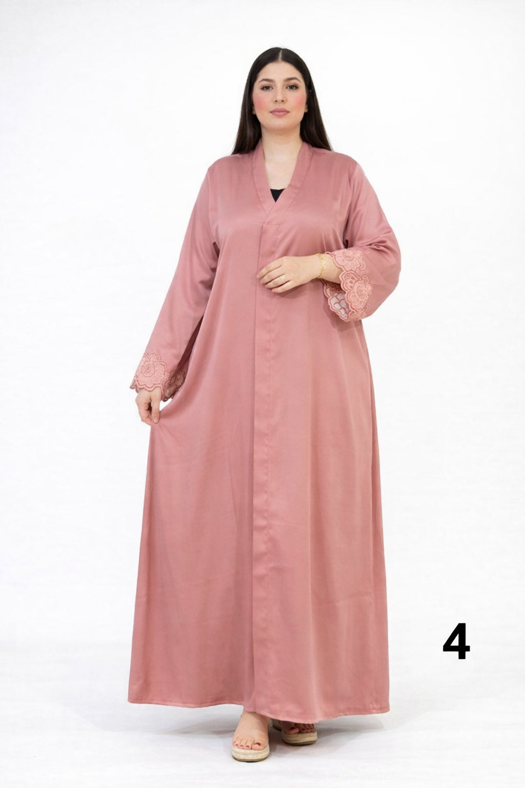Abaya Moderne Femme 2026 – Robe Longue Élégante Zoom Premium | Grande Taille L à 3XL | Qualité Supérieure