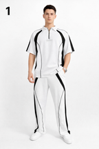 Ensemble Sport Homme 2026 Premium Lycra – Survêtement Été Moderne M L XL | Qualité Haute Confort & Style Maroc