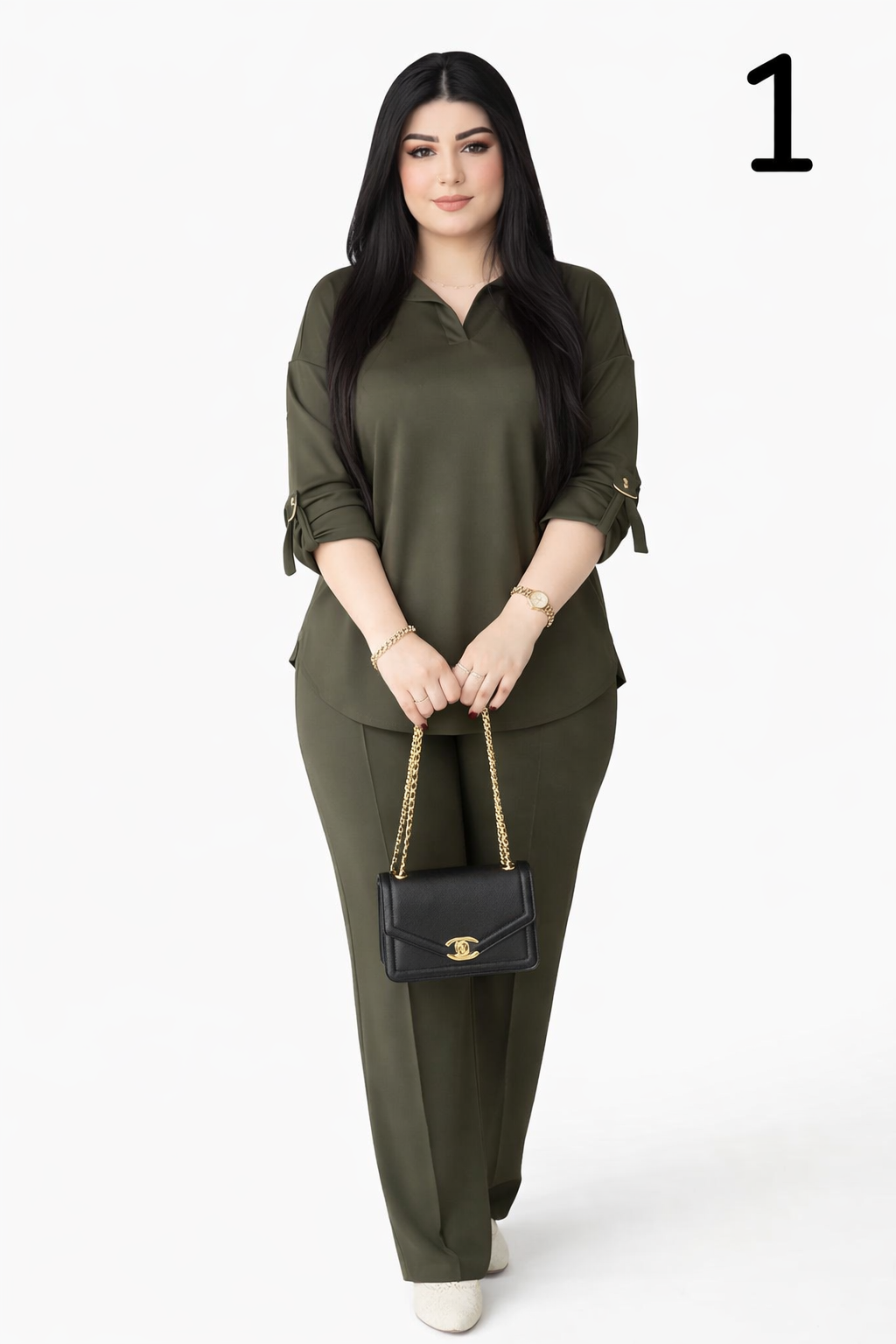 Ensemble Femme 2 Pièces Tissu Scuba Premium – Tenue Élégante et Confortable (S à XXL)