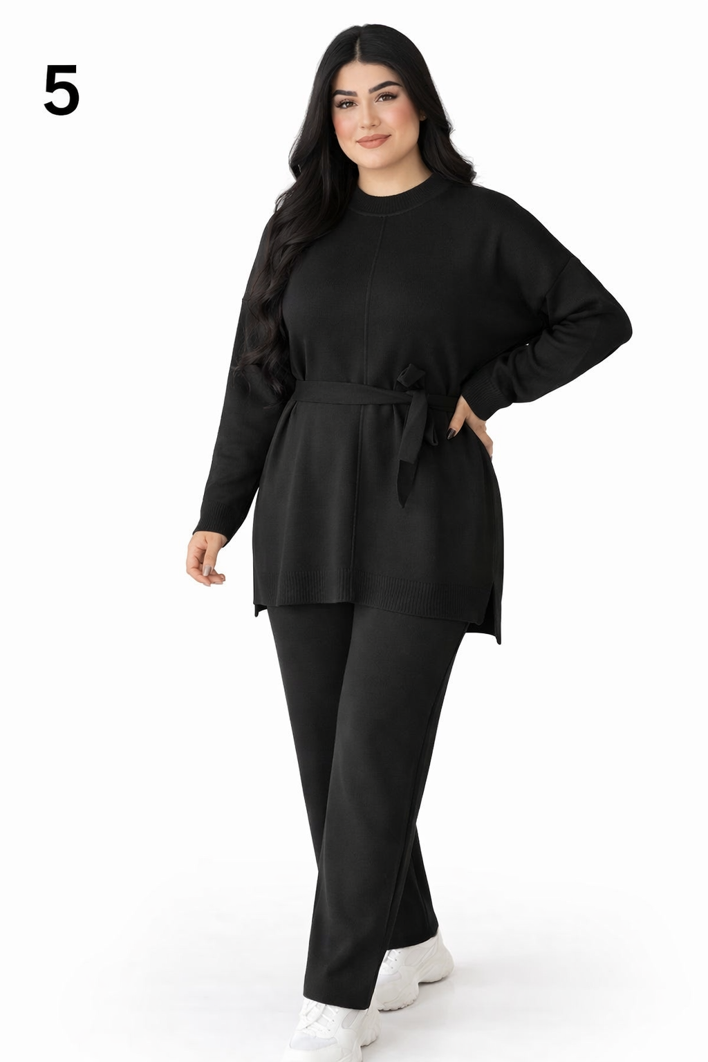 Ensemble Femme 2 Pièces Élégant – Tissu Scuba Premium | Tenue Moderne Confortable – Livraison Rapide Maroc