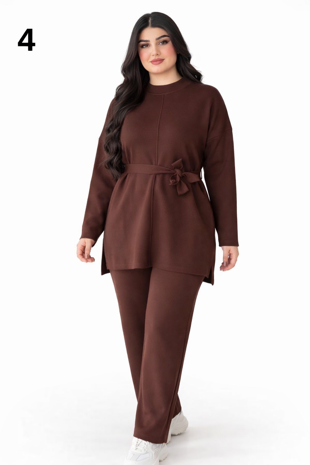 Ensemble Femme 2 Pièces Élégant – Tissu Scuba Premium | Tenue Moderne Confortable – Livraison Rapide Maroc