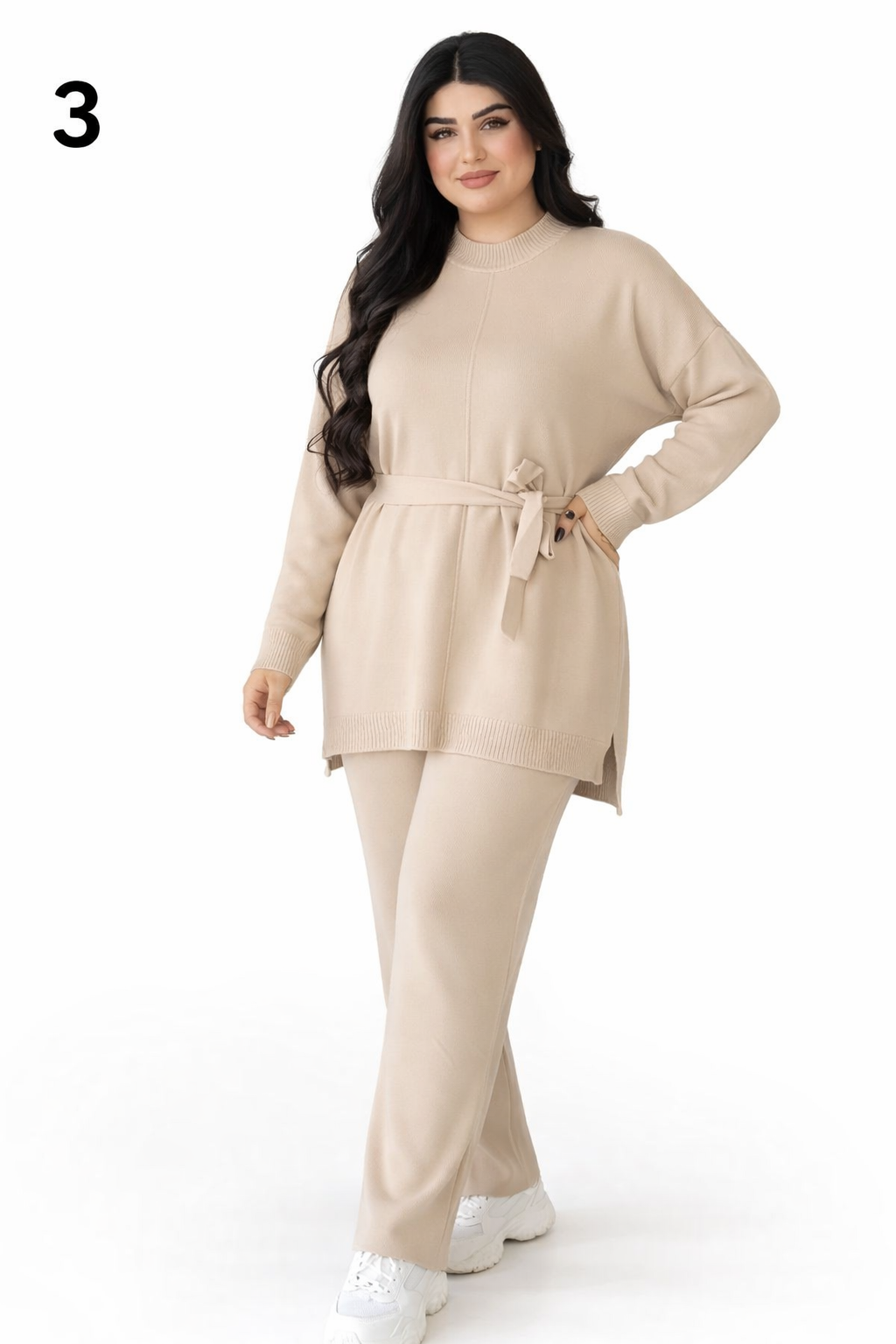 Ensemble Femme 2 Pièces Élégant – Tissu Scuba Premium | Tenue Moderne Confortable – Livraison Rapide Maroc