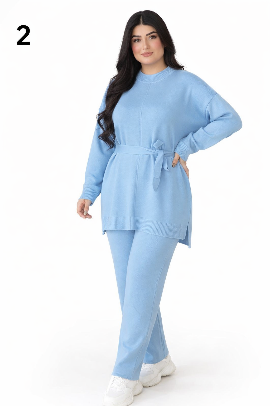 Ensemble Femme 2 Pièces Élégant – Tissu Scuba Premium | Tenue Moderne Confortable – Livraison Rapide Maroc
