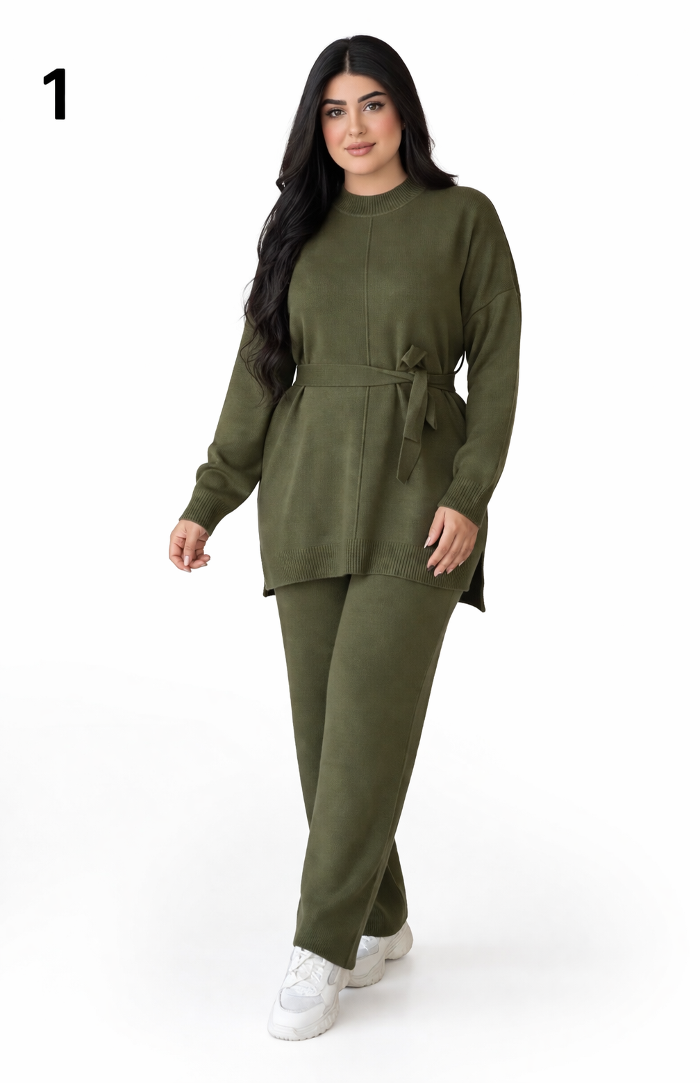 Ensemble Femme 2 Pièces Élégant – Tissu Scuba Premium | Tenue Moderne Confortable – Livraison Rapide Maroc