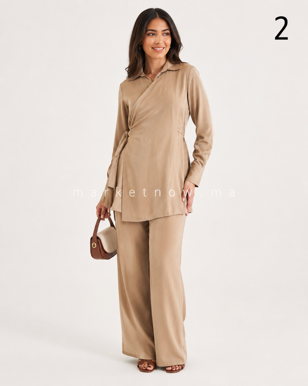 Ensemble Semta 2 Pièces en Tissu Tensil – Élégance & Confort