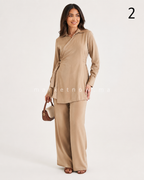 Ensemble Semta 2 Pièces en Tissu Tensil – Élégance & Confort