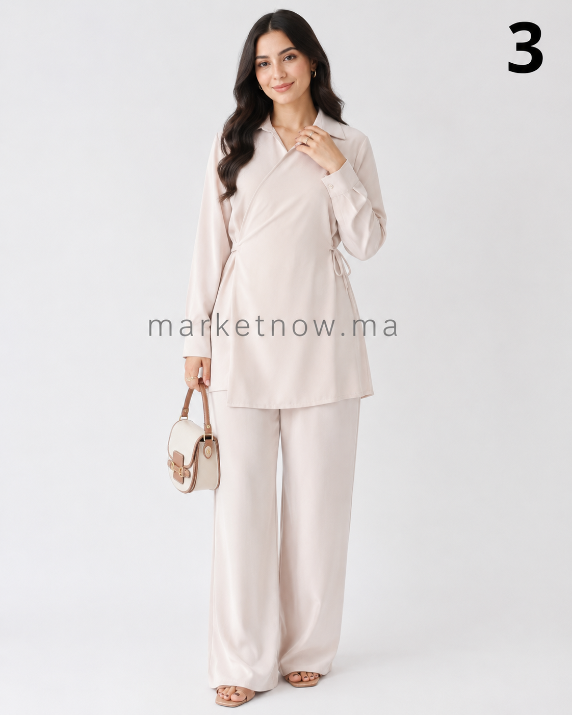 Ensemble Semta 2 Pièces en Tissu Tensil – Élégance & Confort