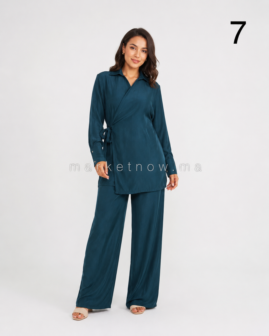 Ensemble Semta 2 Pièces en Tissu Tensil – Élégance & Confort