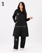 Ensemble Femme Long Montonie – Tunique Zippée & Pantalon