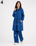 Ensemble Femme Long Montonie – Tunique Zippée & Pantalon