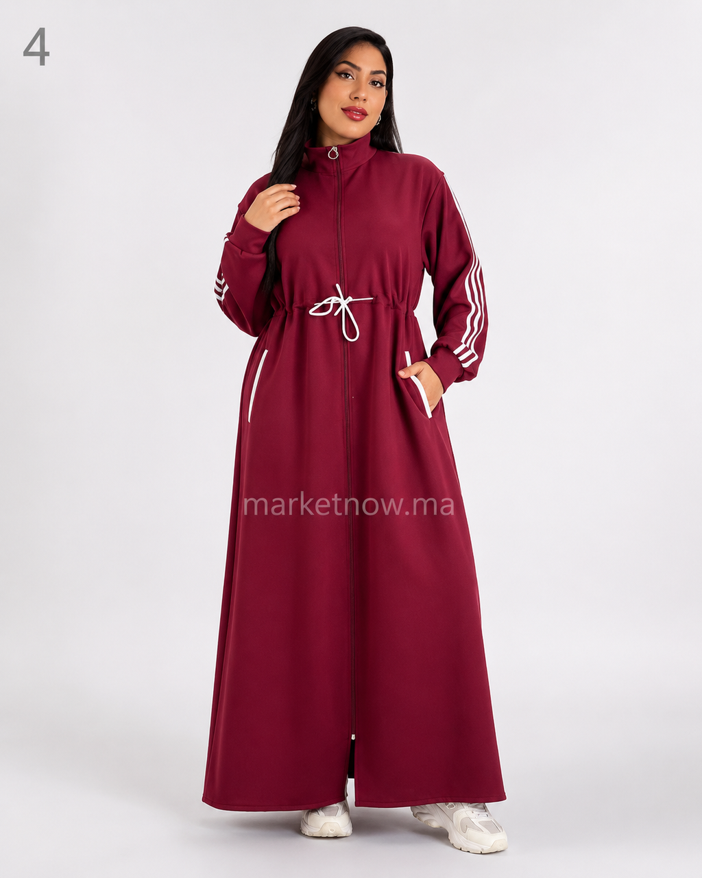 Djellaba Sport Longue en Tissu Montoni – Coupe Ample