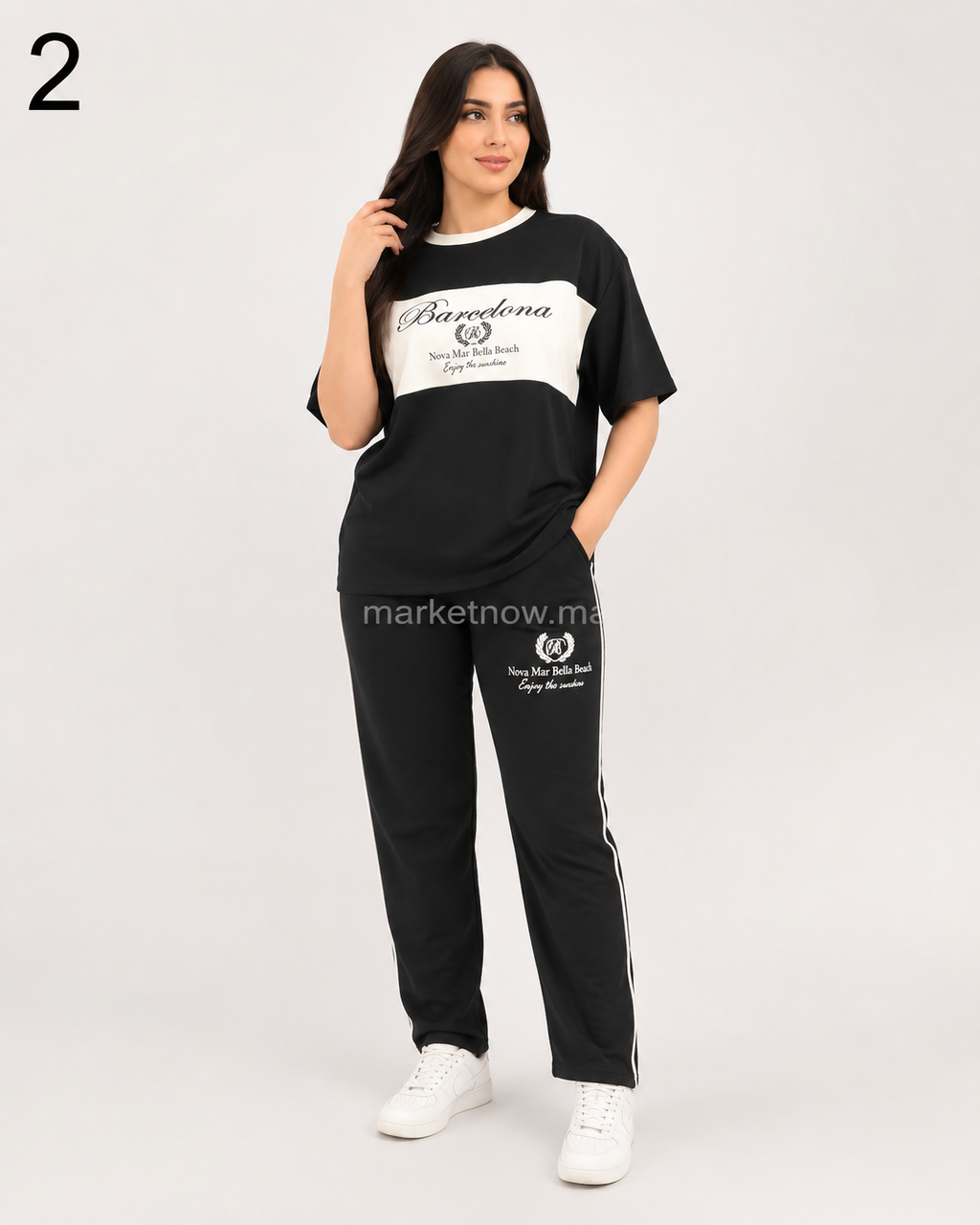 Ensemble femme 2 pièces Barcelona – Confortable et élégant