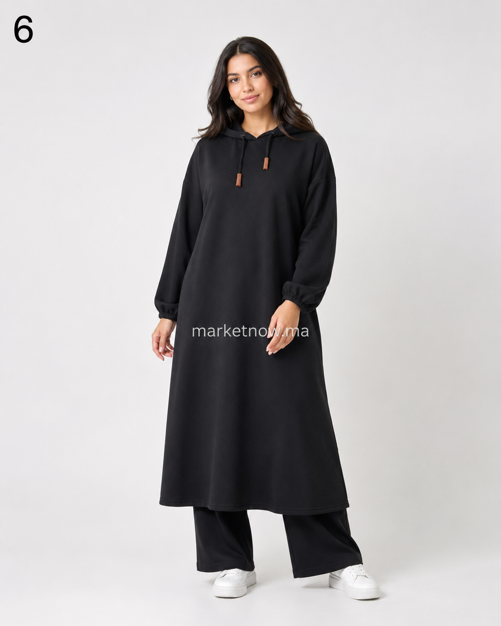 Ensemble femme long à capuche – Modèle 0003