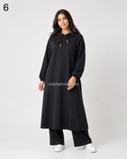 Ensemble femme long à capuche – Modèle 0003