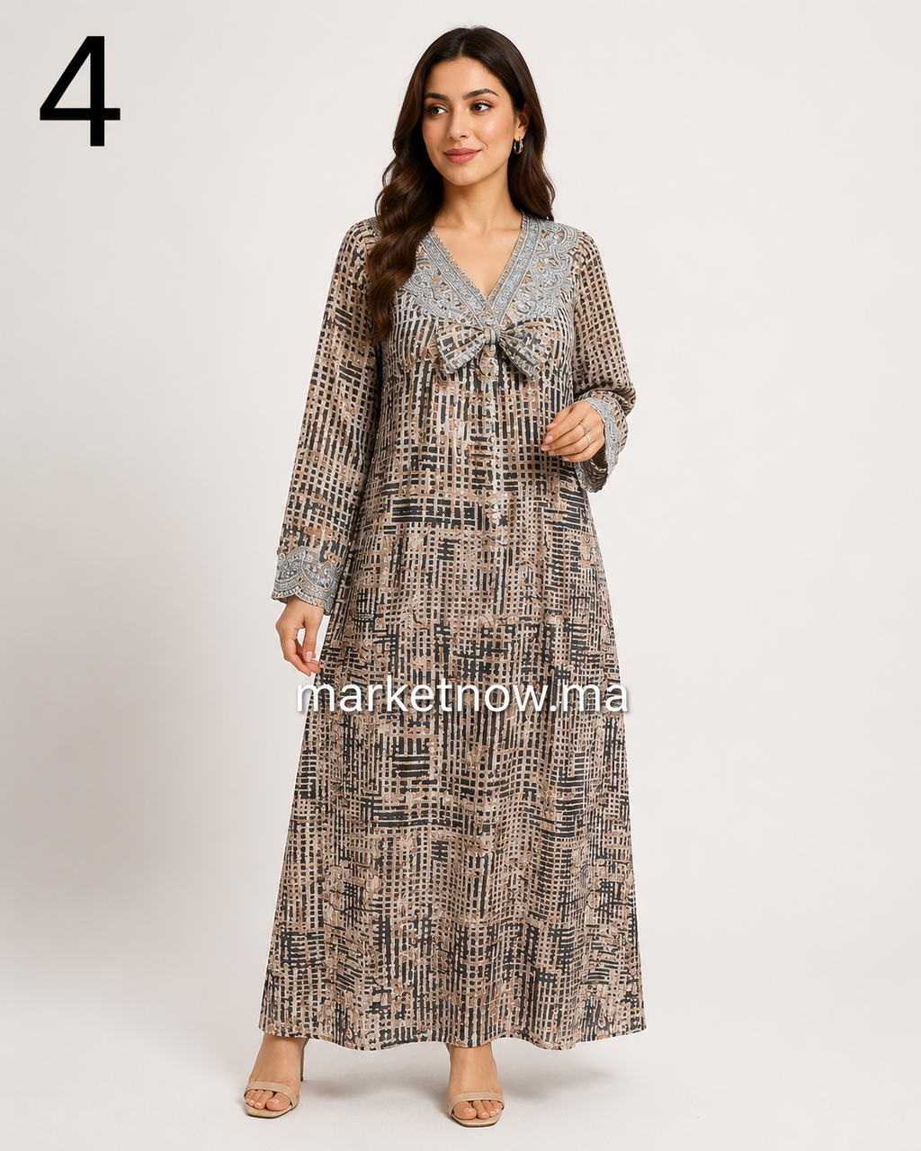 Pyjama Femme Khit Satiné avec Dentelle – Tenue d’Intérieur Élégante et Confortable | Tailles L, XL, XXL