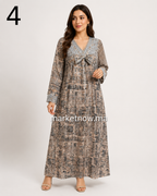 Pyjama Femme Khit Satiné avec Dentelle – Tenue d’Intérieur Élégante et Confortable | Tailles L, XL, XXL