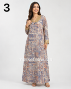 Pyjama Femme Khit Satiné avec Dentelle – Tenue d’Intérieur Élégante et Confortable | Tailles L, XL, XXL