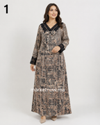 Pyjama Femme Khit Satiné avec Dentelle – Tenue d’Intérieur Élégante et Confortable | Tailles L, XL, XXL