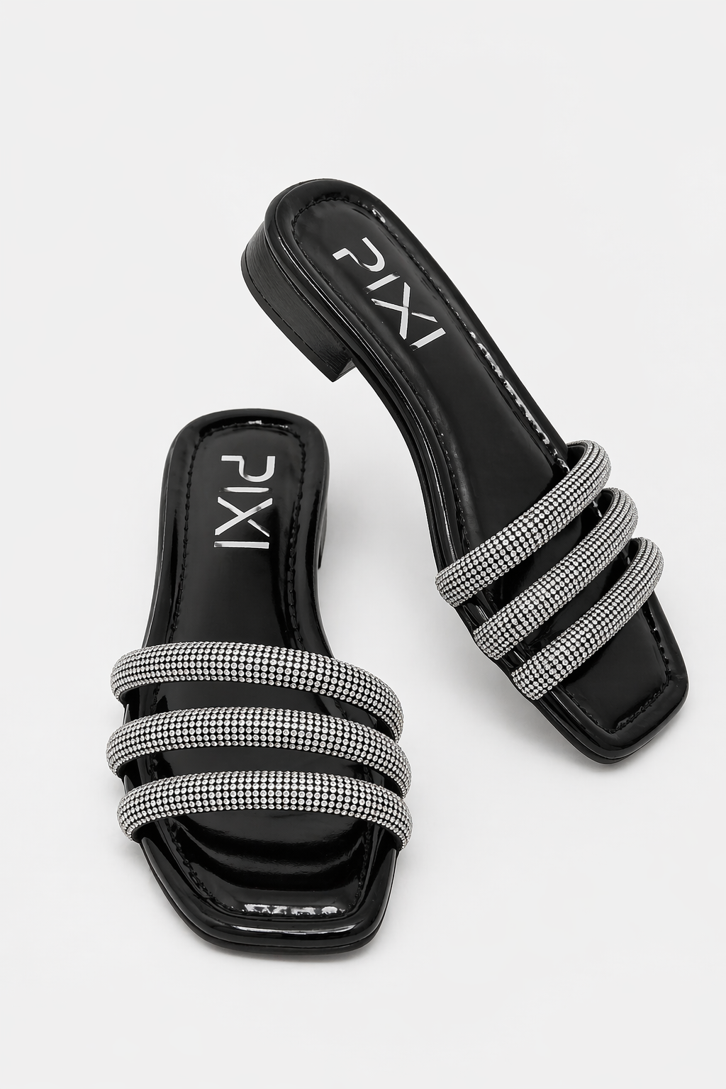 Slipérs Femme Strass Luxe – Sandales Été Élégantes Confortables | Disponible 37-41