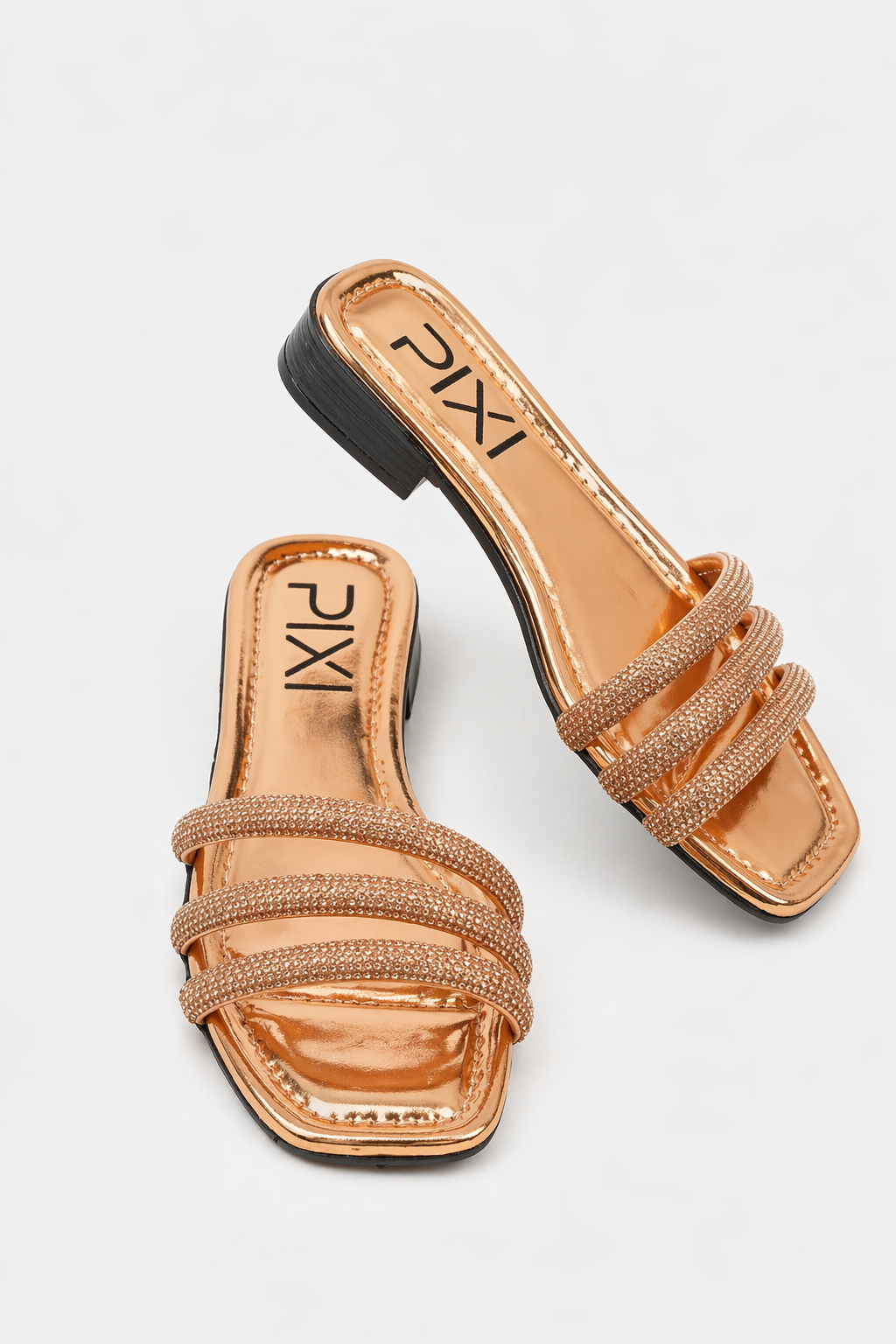 Slipérs Femme Strass Luxe – Sandales Été Élégantes Confortables | Disponible 37-41