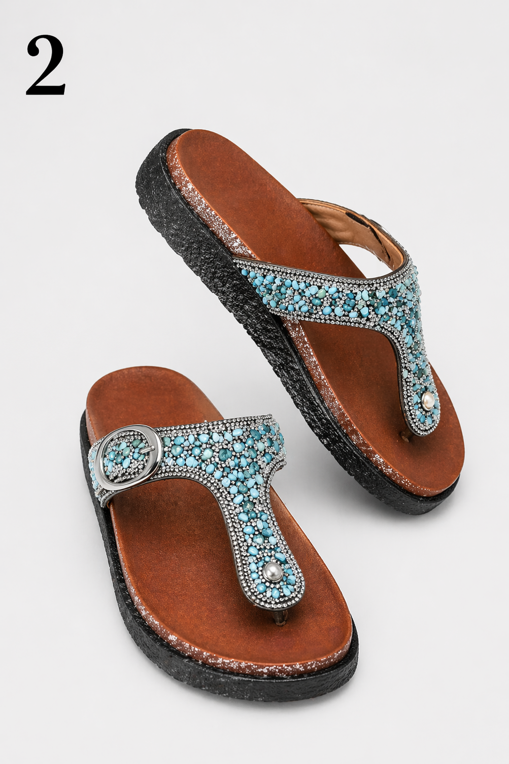 Slipeurs Femme Été 2026 – Sandales Plates Brodées Handmade | Confort Premium & Style Tendance – Tailles 37 à 41