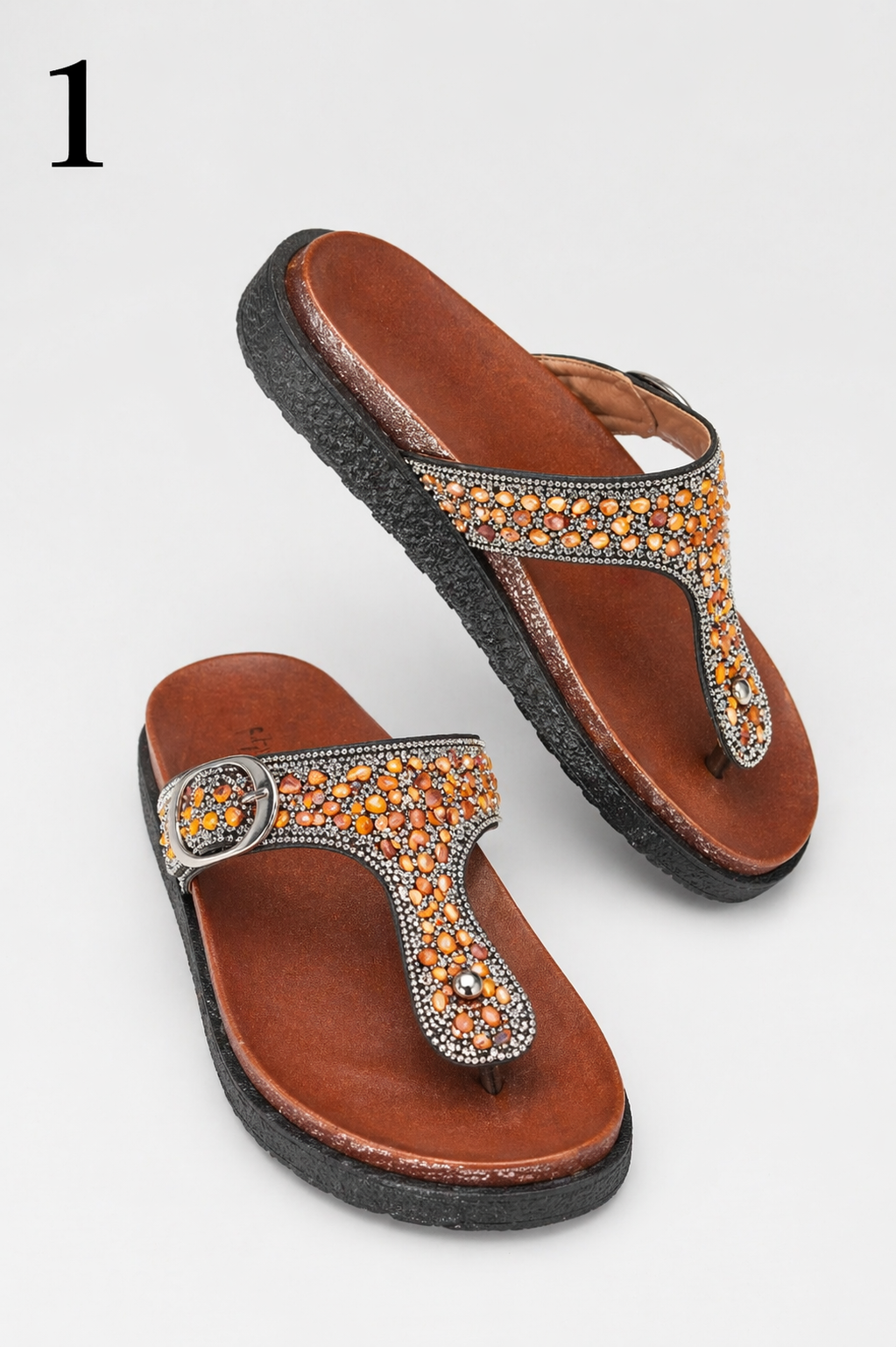 Slipeurs Femme Été 2026 – Sandales Plates Brodées Handmade | Confort Premium & Style Tendance – Tailles 37 à 41