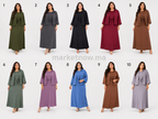 Ensemble Femme Top Zoom 2 Pièces – Robe Longue avec Surchemise Élégante