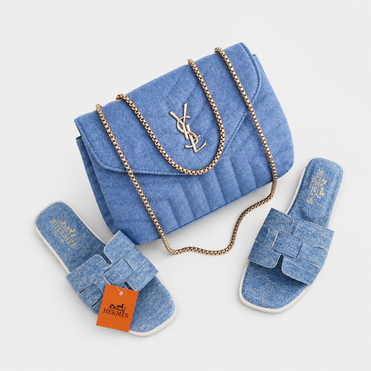 Ensemble Femme Chic Sac + Sandales Été 2026 – Look Élégant & Confort Premium | طقم نسائي فاخر صيف 2026