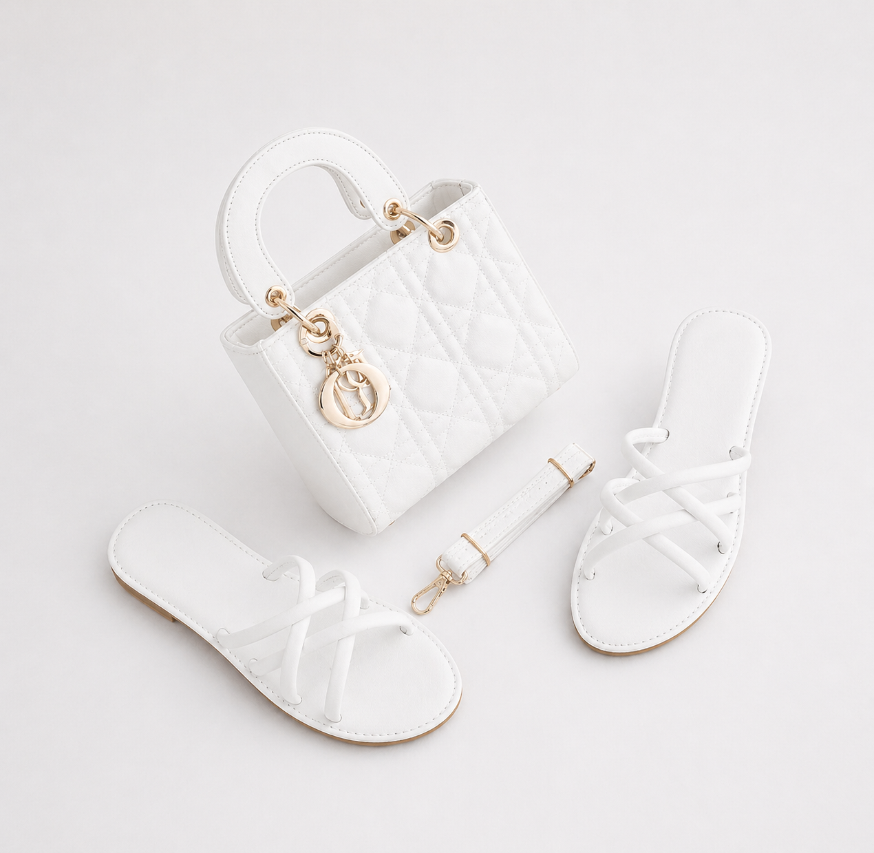 Ensemble Femme Chic Sac & Sandales Élégantes – Look Complet Tendance Été | جودة عالية | Disponible Maroc