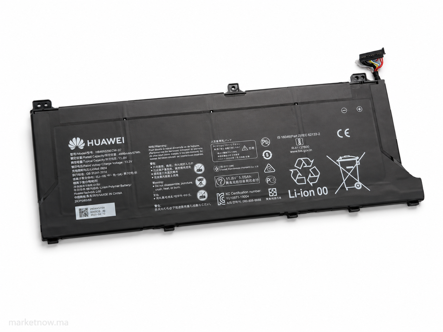 Batterie Huawei HB4692Z9ECW-22C / HB4692Z9ECW-41 pour MateBook D14, Honor MagicBook 14 – 15.28V 3665mAh 56Wh