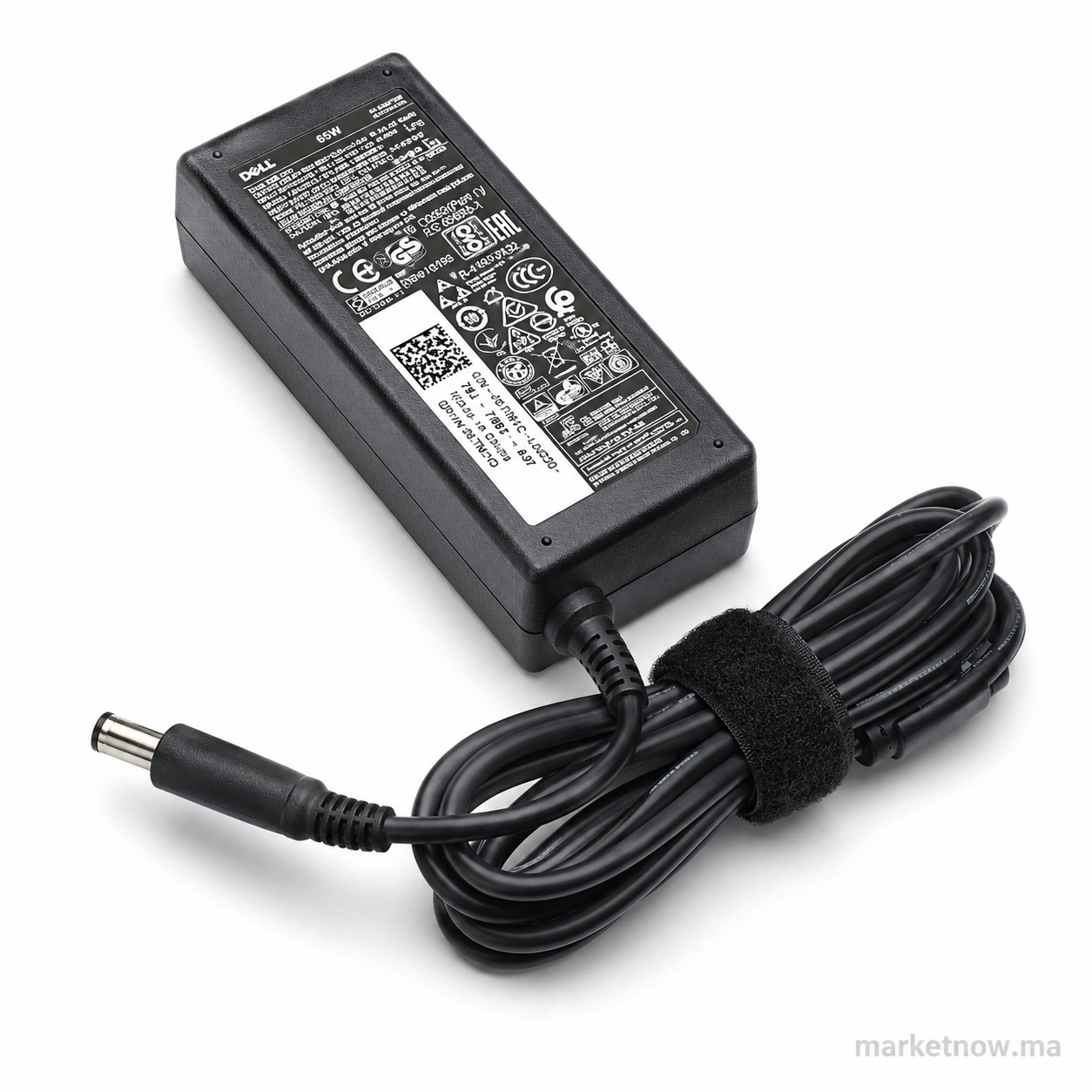 Chargeur Dell 65W 19.5V 3.34A – Adaptateur secteur pour ordinateur portable Dell avec embout rond normal