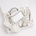 Pack sac matelassé + sandales femme | Ensemble chic été