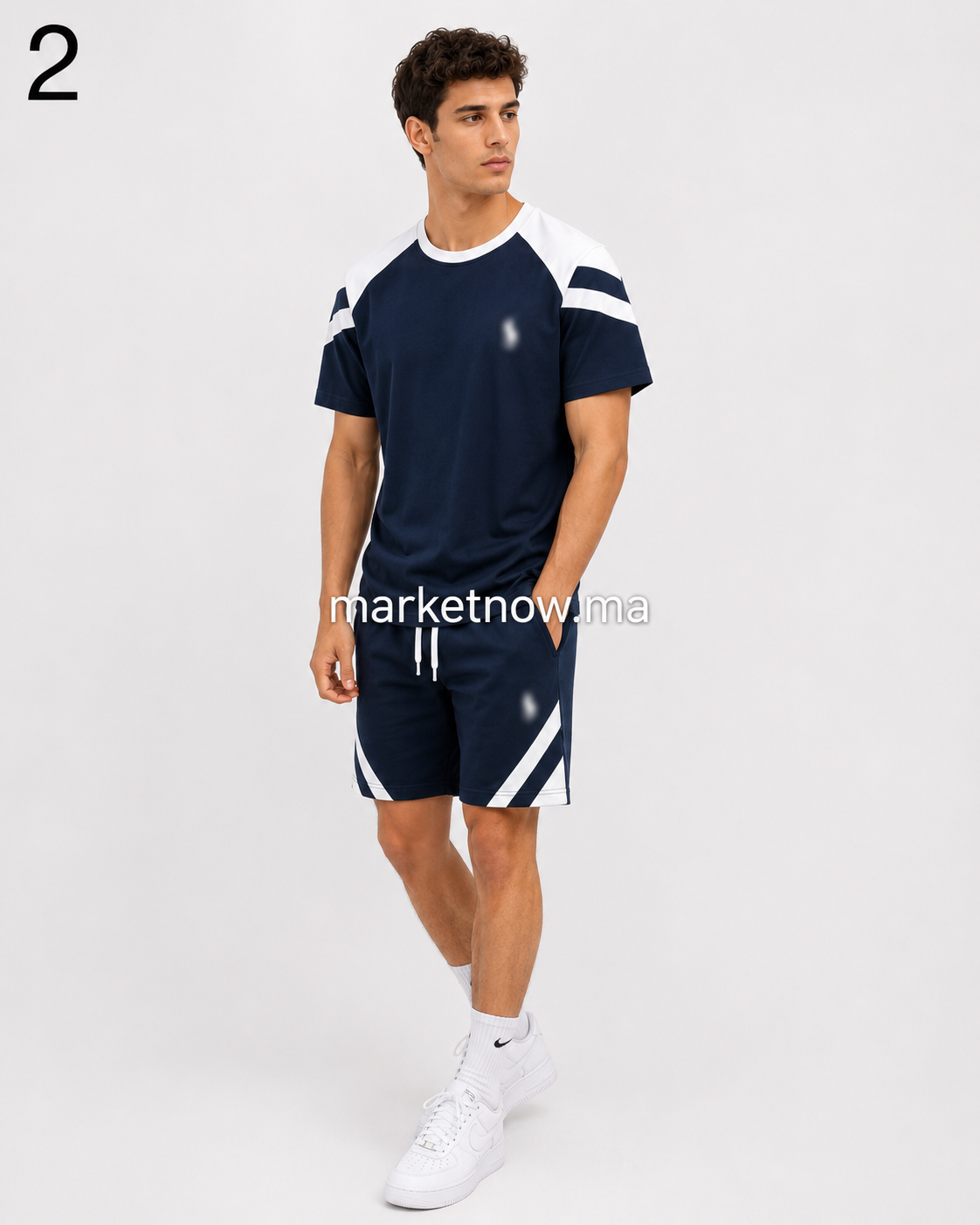 Ensemble Homme T-shirt & Short Sport Chic – Confort Premium