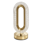 Lampe LED Cristal Luxe Design Moderne – Veilleuse Décorative Élégante avec Lumière Chaude & Naturelle | Éclairage Premium Maison Maroc