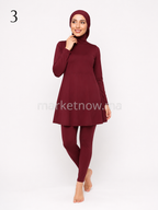 Burkini 2 pièces avec tissu cyclisme premium