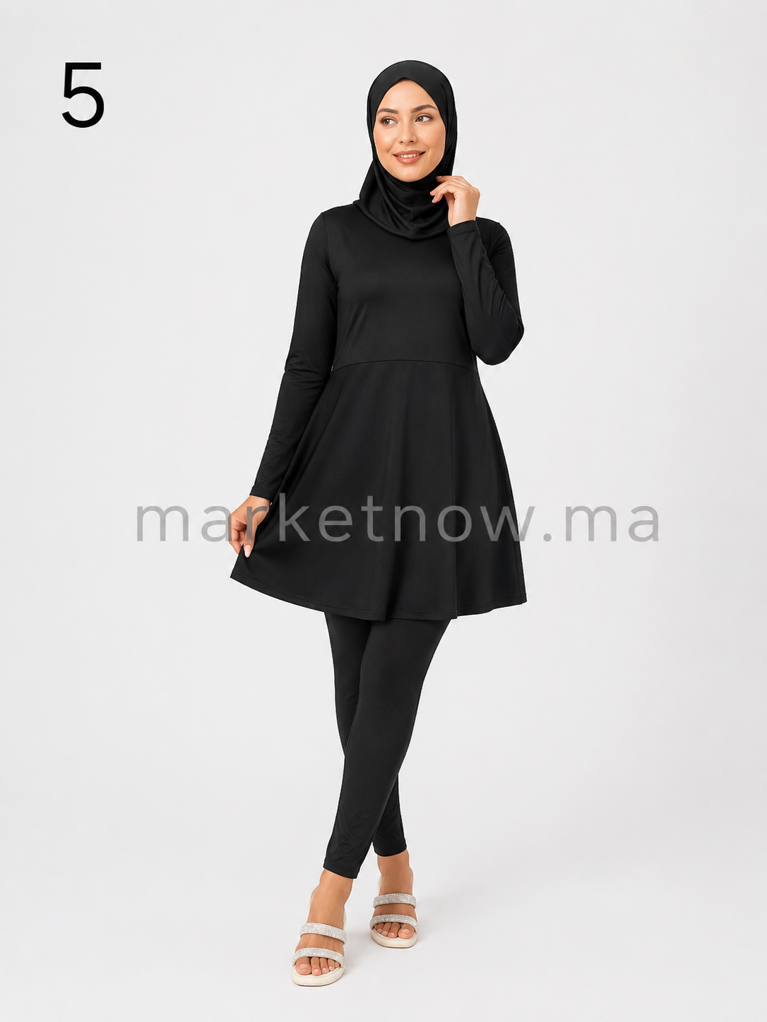 Burkini 2 pièces avec tissu cyclisme premium